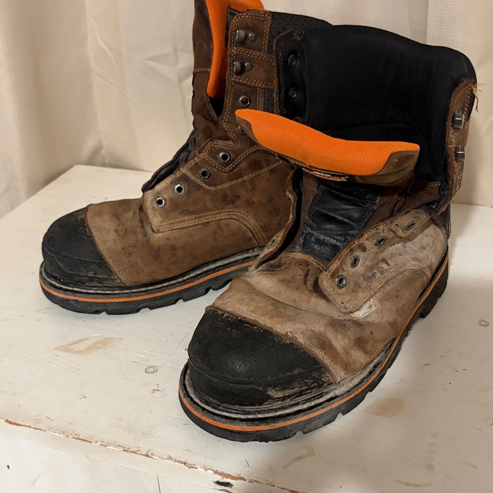 Herman Survivors Steel Toe Leather Work Boots - Picture 8 of 12